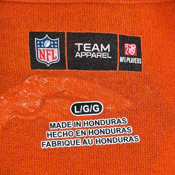 NFL Team Apparel Denver Broncos Tshirt Mens Large Orange Welker - Picture 5 of 5